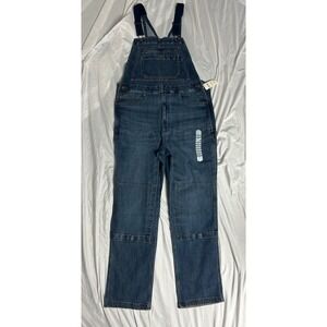NWT Duluth Trading Co Mens Flex Denim Overalls Blue Carpenter Bibs 36x32